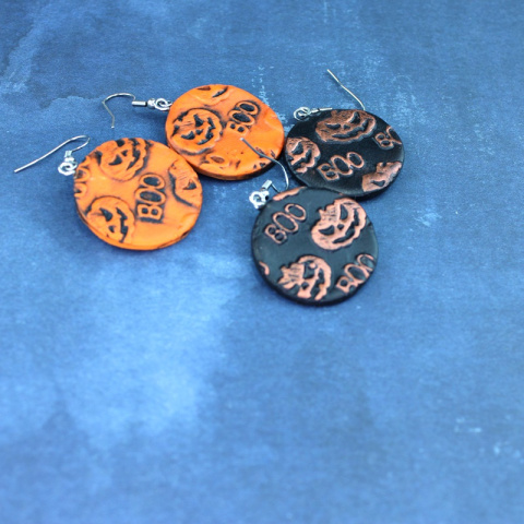 Kolczyki koła Halloween