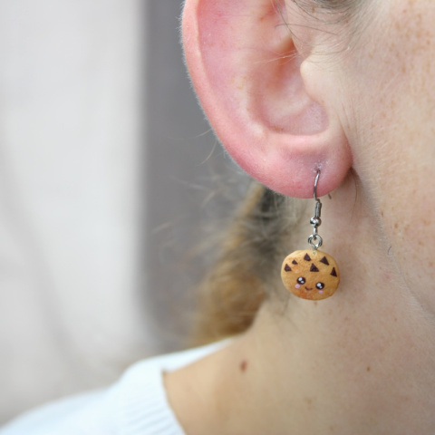 Kolczyki ciastka kawaii