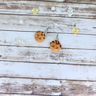 Kolczyki ciastka kawaii