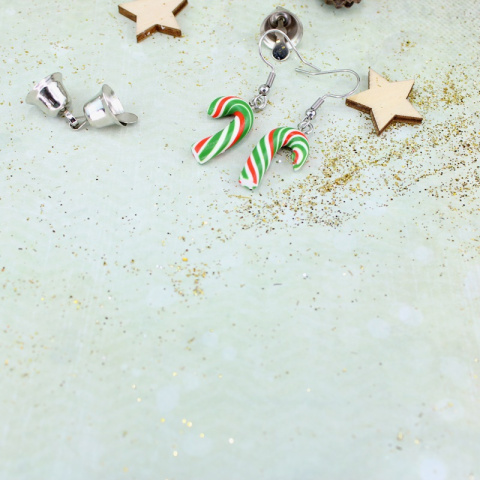 Kolczyki cukrowa laska