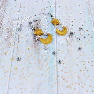 Kolczyki księżyce Sailor Moon