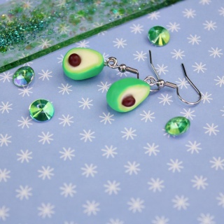 Kolczyki mini awokado