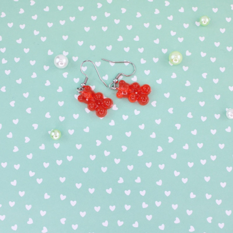 Kolczyki żelki misie