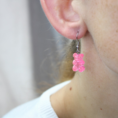 Kolczyki żelki misie