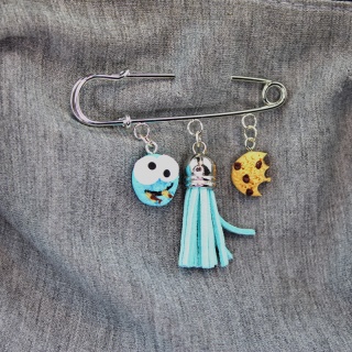 Broszka cookie monster