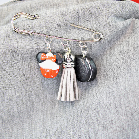 Broszka babeczka Myszka Minnie Broszka babeczka Myszka Minnie