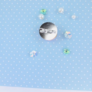 Broszka donut różowy