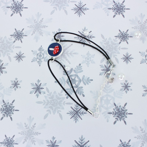 Bransoletka grzyb czerwony