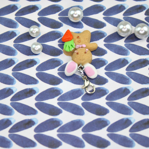 Zawieszka charms królik