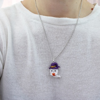 Naszyjnik Duszek Halloween