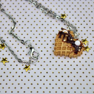 Naszyjnik ciastko serce