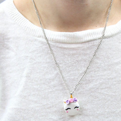 Naszyjnik jednorożec