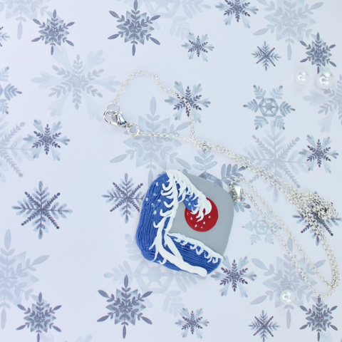 Naszyjnik japońska fala