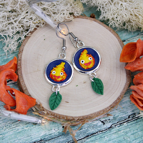 Kolczyki Calcifer Kolczyki Calcifer