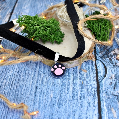 Naszyjnik choker łapka