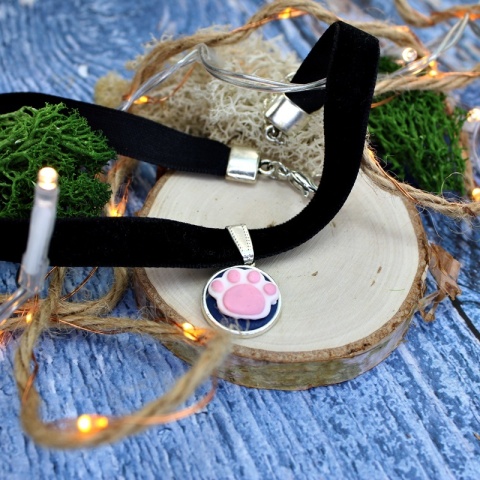 Naszyjnik choker łapka