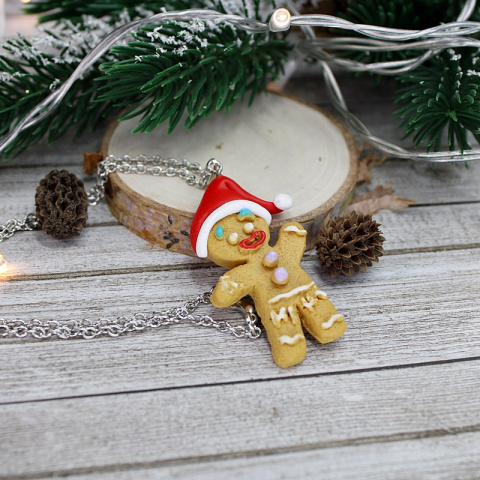 Naszyjnik ciastek świąteczny
