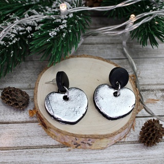 Sztyfty serca srebrne