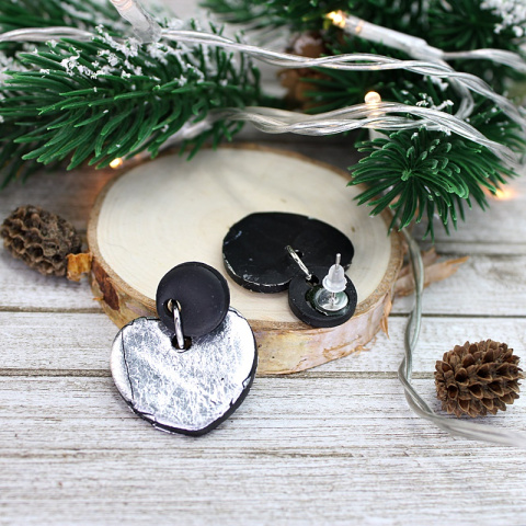 Sztyfty serca srebrne